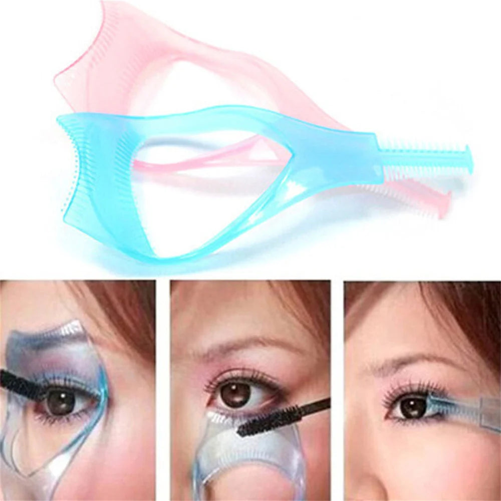 3 in 1 Eyelashes Tools Mascara Shield Applicator Guard Card Eyelash Guide for Beauty Cosmetic Makeup Tool