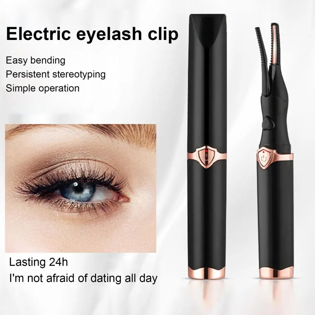 1 Set Electric Eyelash Curler Endurance Fixed Form It Warps When Hot Double-sided Eyelash Curling Eyelash Curler for Make Up