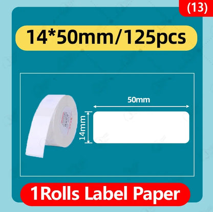 NIIMBOT D11/D110/D101/H1 Mini self-adhesive thermal label paper,   price tag, stickers, item cla Label Sticker