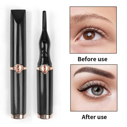 1PCS 2-IN-1Electric Eyelash Curler USB Rechargeable Eyelashes Curler Quick Heating Natural Eyelash Curler Long Lasting Makeup