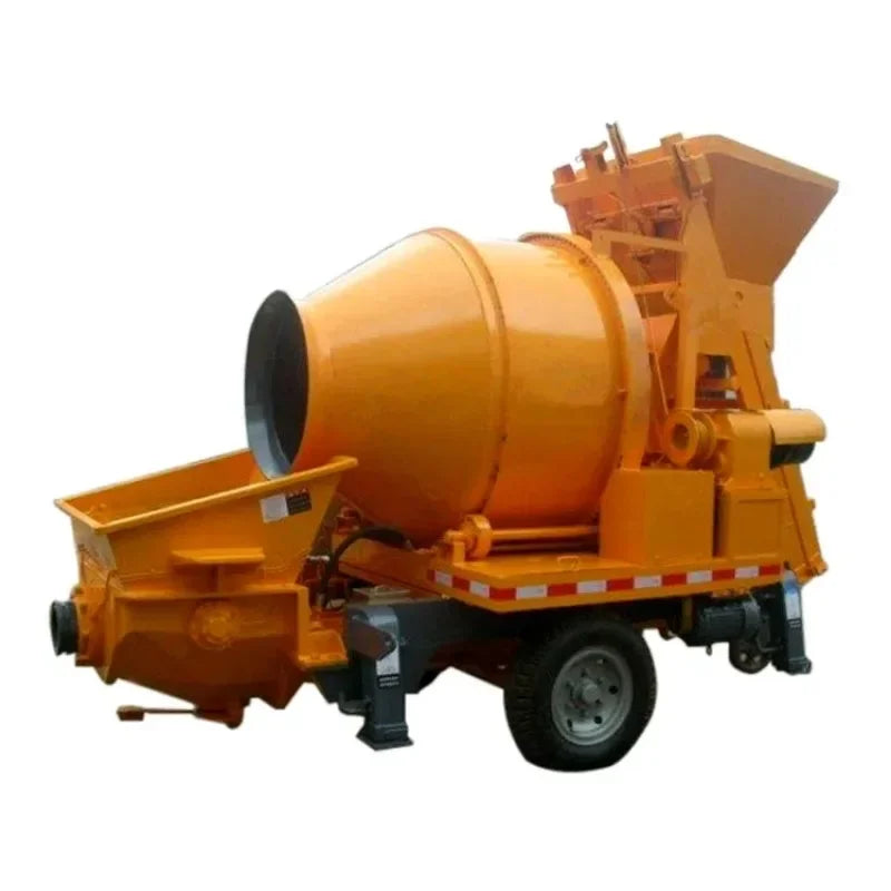 YG Concrete Pump Automatic Construction Machinery Trailer Mobile Concrete Pump Portable Concrete Mixer Mixing Machine with Pump