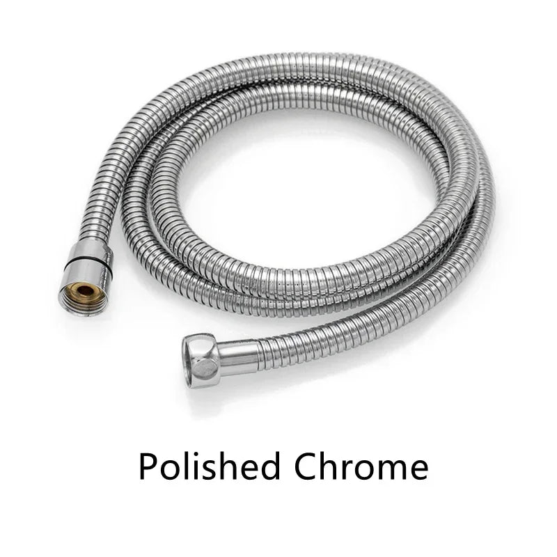 1.5M Black/Grey/Gold Shower Hose for Bath Handheld Shower Head Fittings Explosion-Proof Bath Tube Bathroom Flexible Shower Pipe