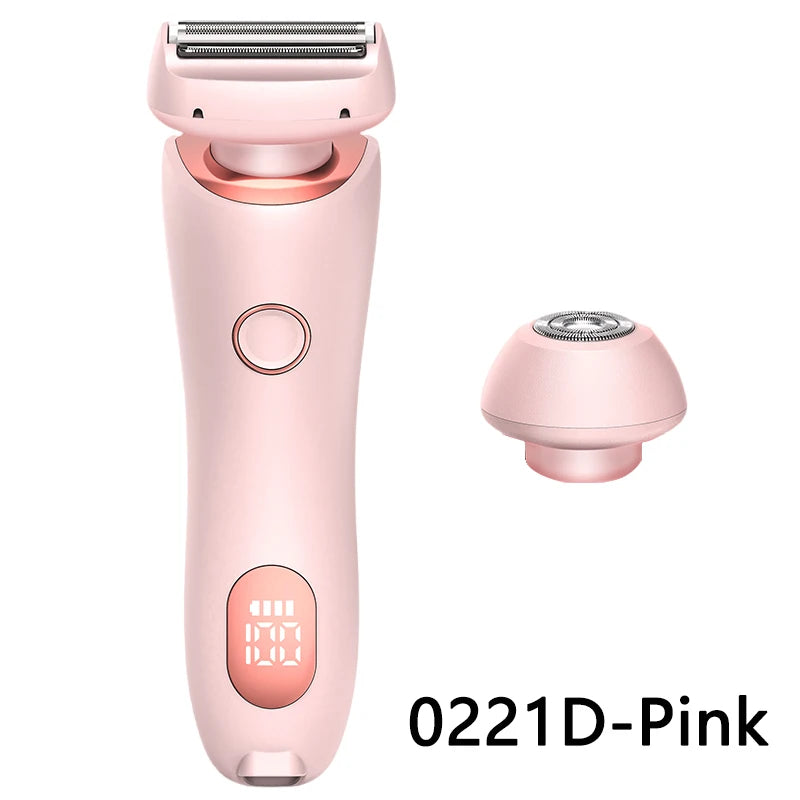 2 in 1 Waterproof Double Head Female Electric Epilator Body Hair Trimmer Kit Hair Removal Lady Shaver for Women