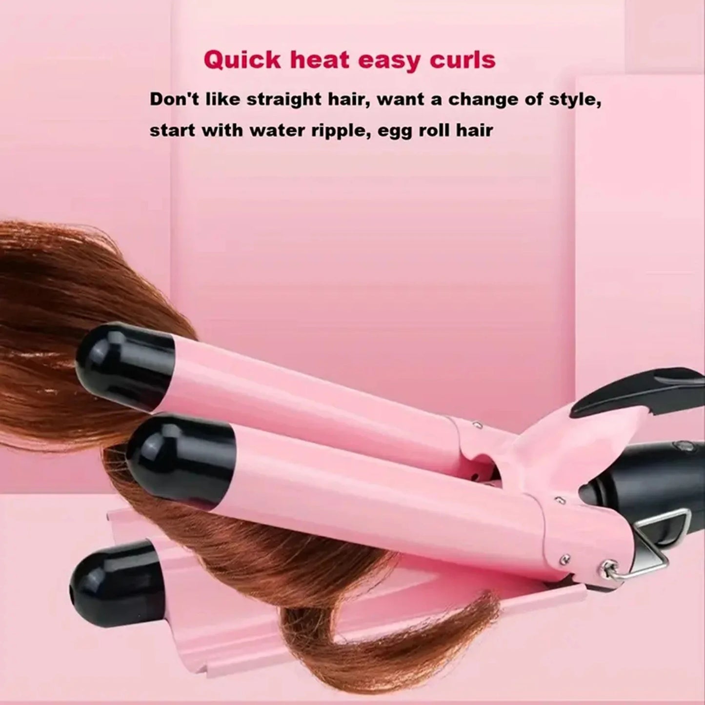 Professional Hair Curling Iron Ceramic Triple Barrel Hair Curler Irons Hair Wave Waver Styling Tools Hair Styler Wand Fade guide