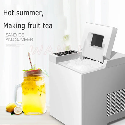 15kg electric ice machine / portable bullet round ice making machine small bar cafe 220V