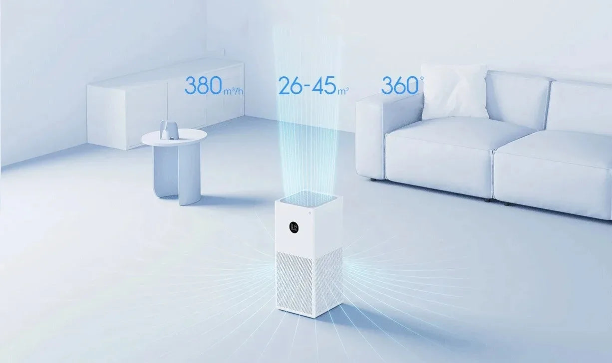 XIAOMI MIJIA Smart Air Purifier 4 Lite Deodorization Remove Formaldehyde Bacteria Odor PM2.5 APP Remote Control Low Noise Design