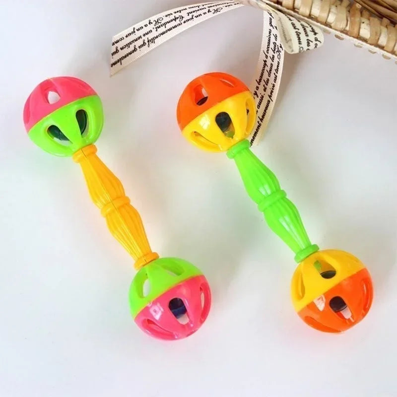 1PC Parrot Toy Creative Rattle Bite Resistant Bird Toys Double-head Bell Ball Toy Large Parrot Training Tool Jaulas Para Pájaros