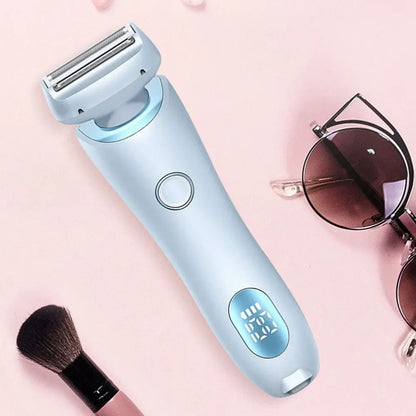 Women's Shaver Multifunctional Epilation Waterproof Body Hair Rechargeable 2 in 1 Pubic Hair Leg Hair Body Hair Trimmer