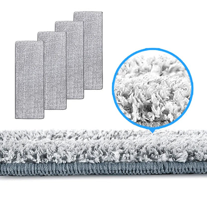 1/4/8/16pcs Microfiber Cleaning Cloth Replace Mop Head Washable Cleaning Tools Dust Replacement Refill Home Wet Dry Mop pads