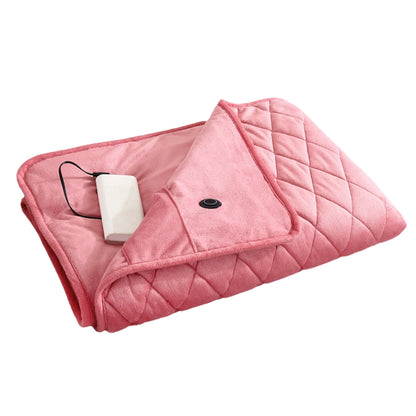 Heated Shawl Wearable USB Electric Blanket Wearable USB Electric Blanket Heating Blanket with Timing Function 3 Gear Adjustment