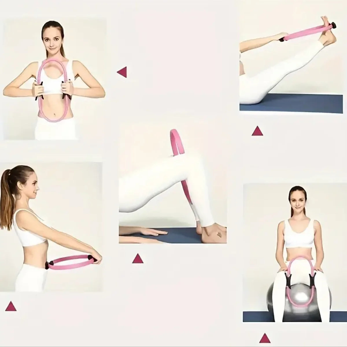 Pilates circle Yoga circle beautiful back thin legs shaping postpartum pelvic floor muscle training fitness yoga equipment