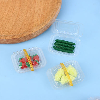 1Set Mini Fruit Model With Box Miniature Simulation Dolls House Furniture Model DIY Accessories Home Ornament Toy