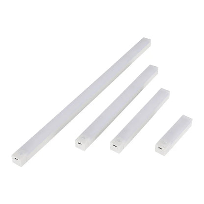 Smart led body sensor light wireless magnetic night light long rechargeable self adhesive closet cabinet light bar Motion sensor