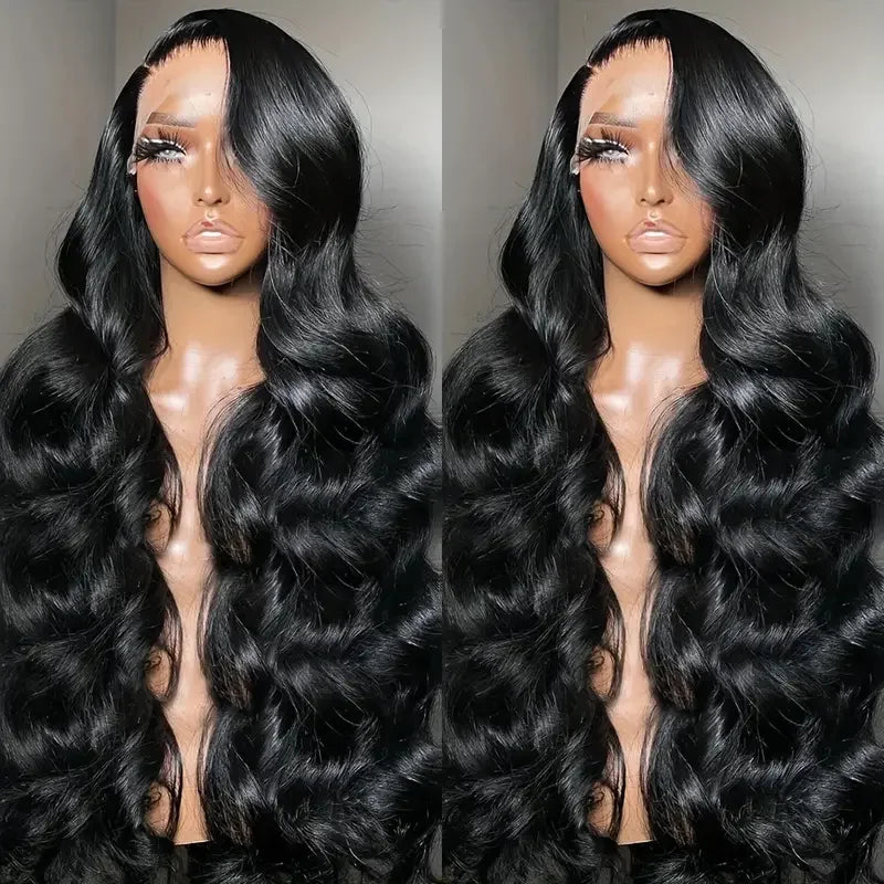 13x4 Body Wave HD Transparent Lace Front 100% Human Hair Wig 30 38 Inch 13x6 Frontal Wig Brazilian PrePlucked Remy Fast shipping