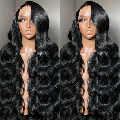 13x4 Body Wave HD Transparent Lace Front 100% Human Hair Wig 30 38 Inch 13x6 Frontal Wig Brazilian PrePlucked Remy Fast shipping