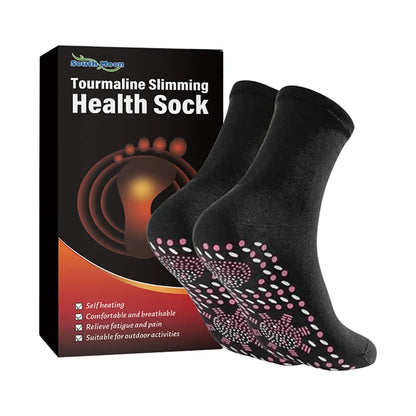 Winter Warm Self Heated Massage Socks Therapy Non-slip Therapy Massage Socks Comfortable Arch Support for Camping Hiking Skiing