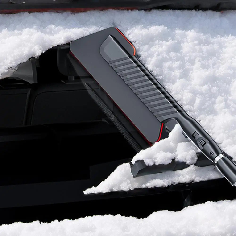 3-in-1 80.5*10.5cm Winter car detachable snow plow Aluminum alloy shovel Sweep 1 Snow sweep snow defrost EVA grip cleaning tools