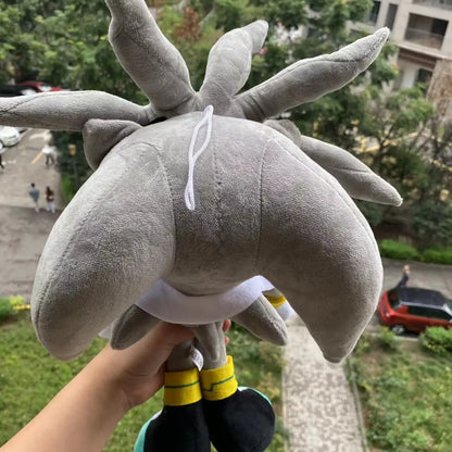 45cm Game Figure Silver the Hedgehog Plush Toy Doll Christmas Gifts For Children