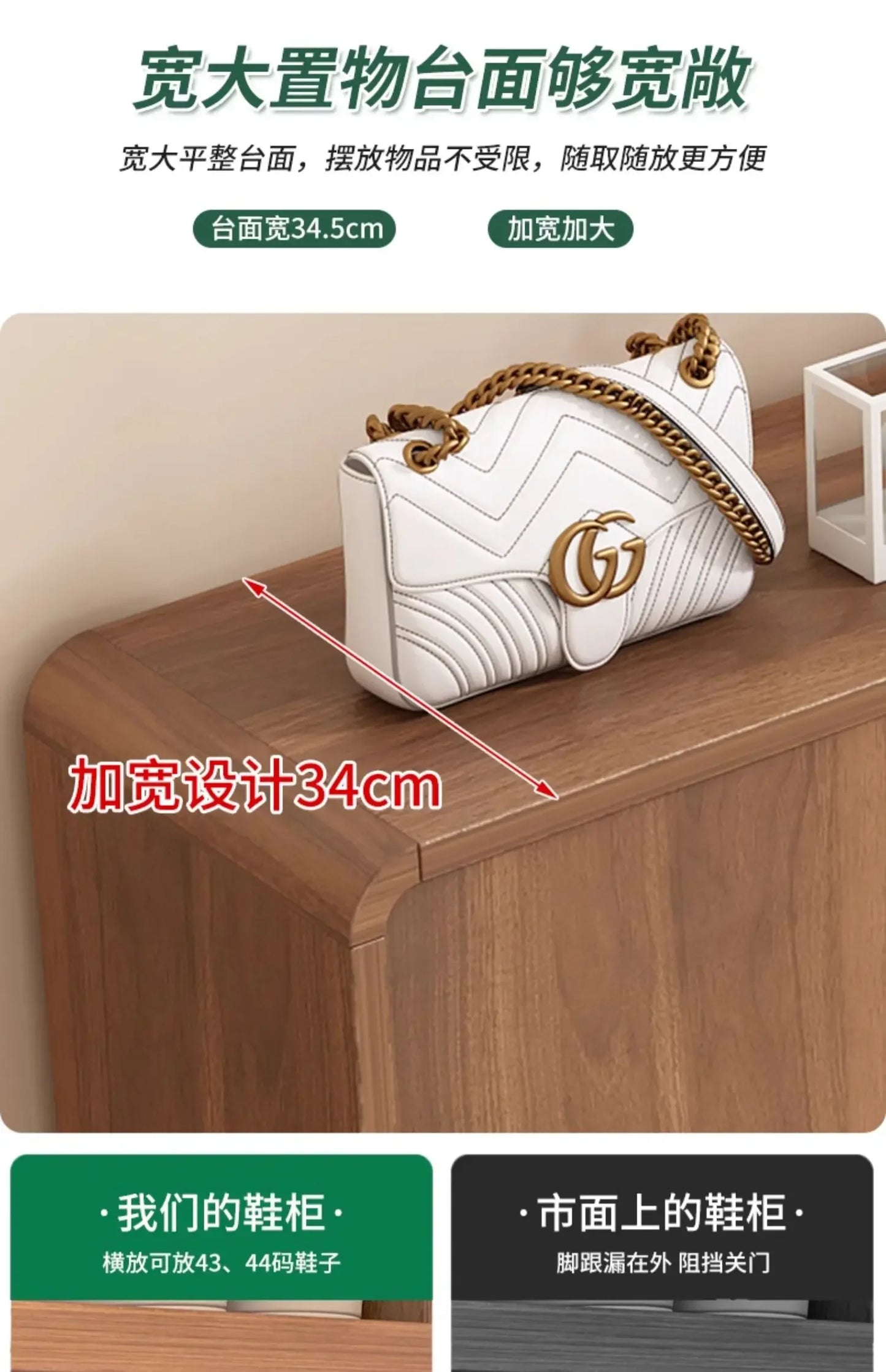 Wooden Entrance Shoe Cabinet Large Capacity Household Cabinet Balcony Foyer Cabinet IndoorZapateros Home Furniture