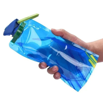 Portable Ultralight Foldable Water Bag Duckbill Folding Sports Outdoor Fitness Cycling Portable Storage Large Capacity Wate Bag