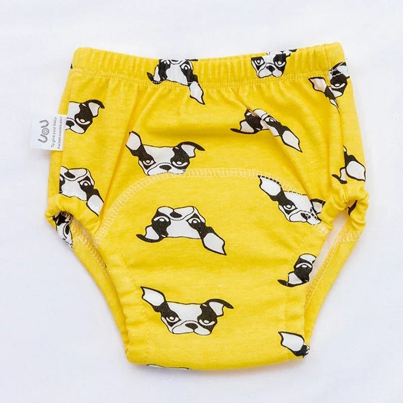 6 Layers of Waterproof and Reusable Cotton Baby Training Pants Baby Shorts Underwear Baby Diapers Diapers Underwear Diaper