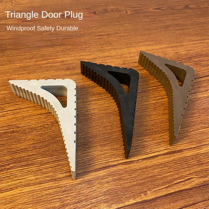 1pcs Rubber Door Stopper Reusable Floor Block Door Wedge Doorstops Home Window Limiter Home Office Anti-collision Door Stops