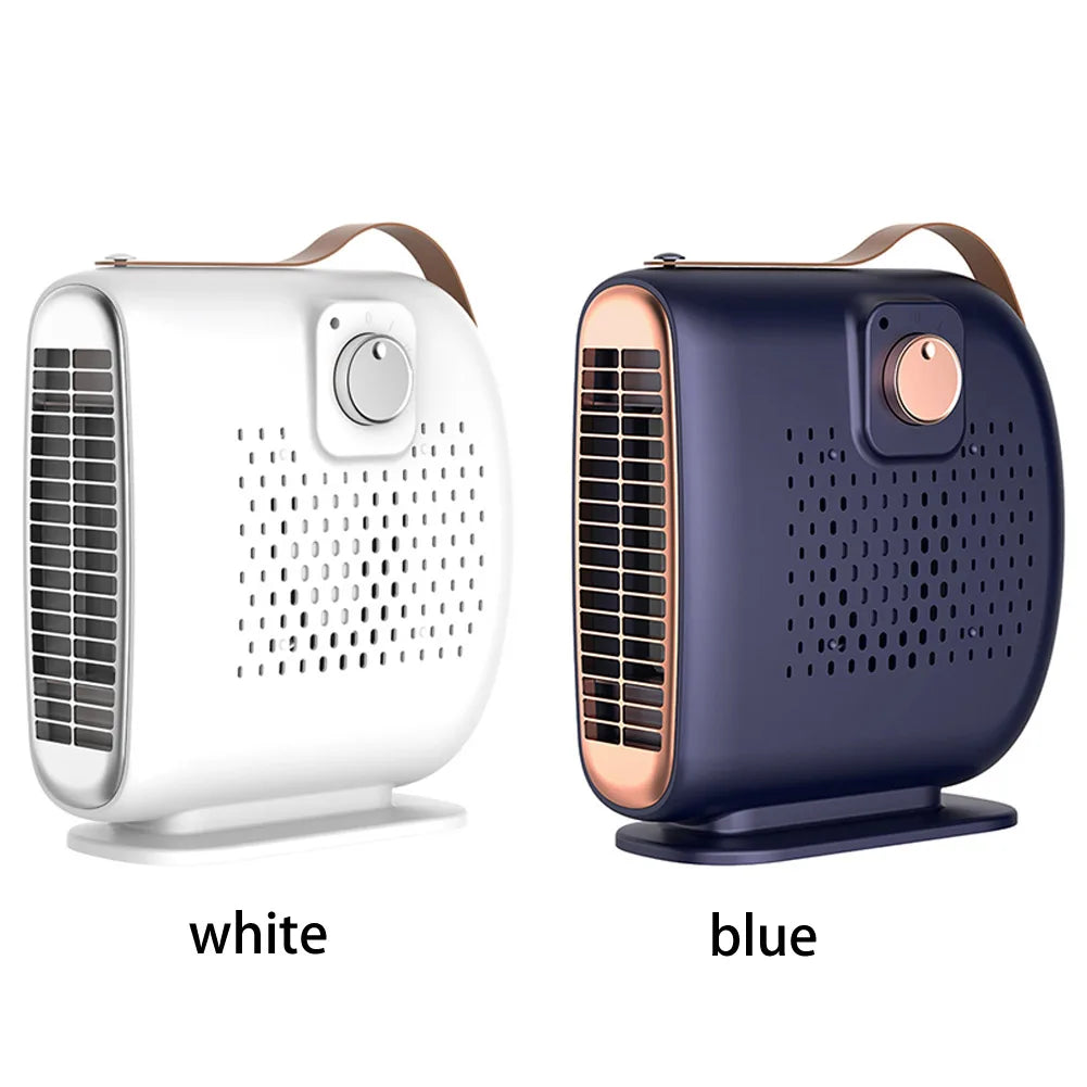 Electric Heater Fan Low Noise Portable Space Heater Anti Scald Desktop Heating Fan Electric Personal Warmer for Home Office