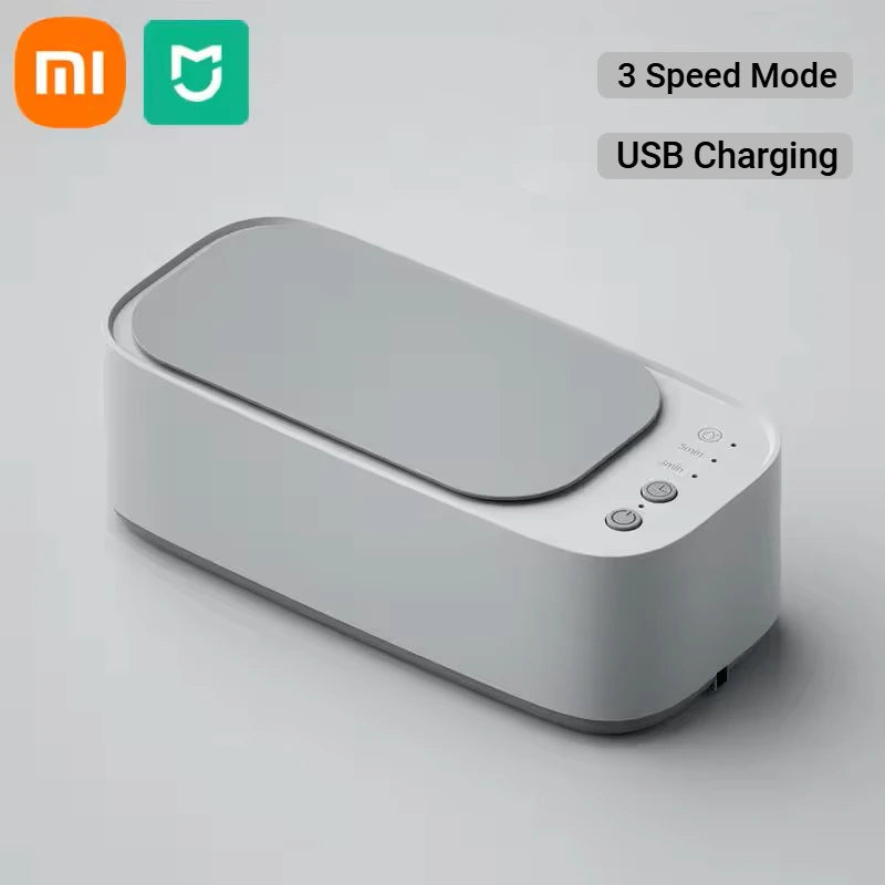 XIAOMI MIJIA Ultrasonic Cleaner 45000Hz USB Rechargeable Portable High-Frequency Vibration Glasses Jewelry Cleaning Machines