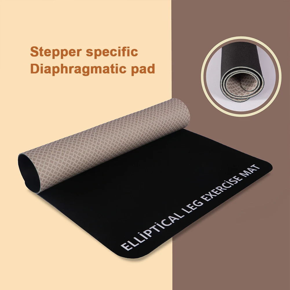 Ellipse Leg Exerciser Machine Mat Seated Foot Pedal Exerciser Mat Enhance Stability Non-Slip Workout Mat for Fitness Sports