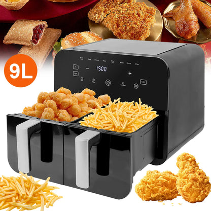 2400W 9L/1700W 12L/1350W 10L Hot Air Fryer Multi-function air fryer Automatic Programmes with LED Touch Screen timable air fryer