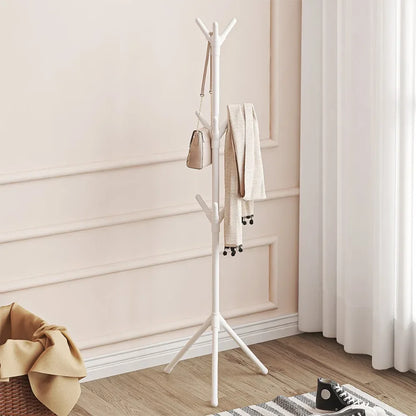 2025 Flash SaleStanding Coat Rack Hook Household Clothes Hanger Floor Standing Bedroom Clothing Storage Rack Save Space Clothing