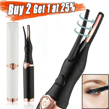 1PCS 2-IN-1Electric Eyelash Curler USB Rechargeable Eyelashes Curler Quick Heating Natural Eyelash Curler Long Lasting Makeup