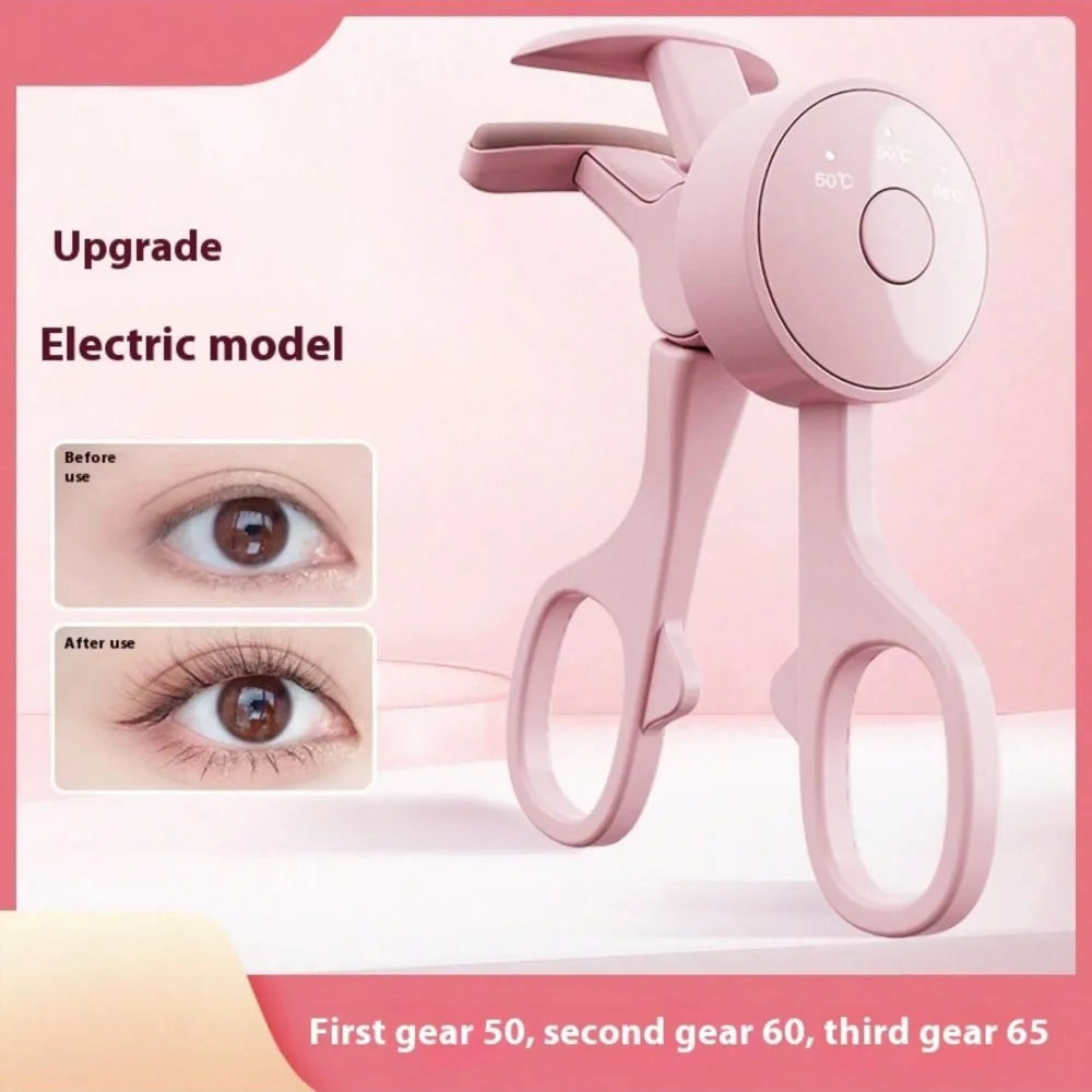 Electric Eyelash Curler Heating Tool USB Rechargeable Portable Eyelash Clipper for Curling Heated Eyelash Curler Cosmetic Tools