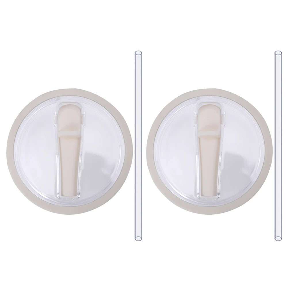 2Pc Dustproof Tumbler Lid Straw Spill Proof Tumbler Cover Replaceble Tumbler Flip Straw Lid for Stanley 30oz Tumbler Accessories