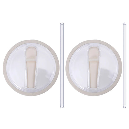 2Pc Dustproof Tumbler Lid Straw Spill Proof Tumbler Cover Replaceble Tumbler Flip Straw Lid for Stanley 30oz Tumbler Accessories