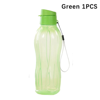 800ML Bottle Plastic Water Bottle Portable Outdoor Sports Water Cup Large Capacity Solid Color Space Cup Plastic Drinkware