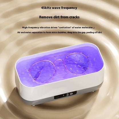 Ultrasonic Cleaning Machine USB Rechargeable High Frequency Vibration Wash Cleaner Jewelry Glasses Braces Cleaner