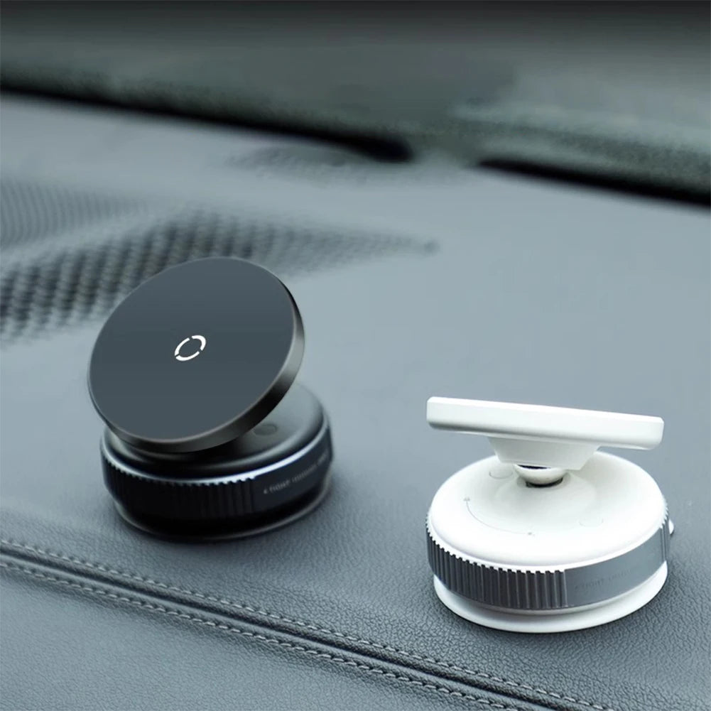 For Magsafe Magnetic Vacuum Car Phone Holder 360 Degree Rotation Car Holder Electric Vacuum Swivel Stand Suction Cup Bracket