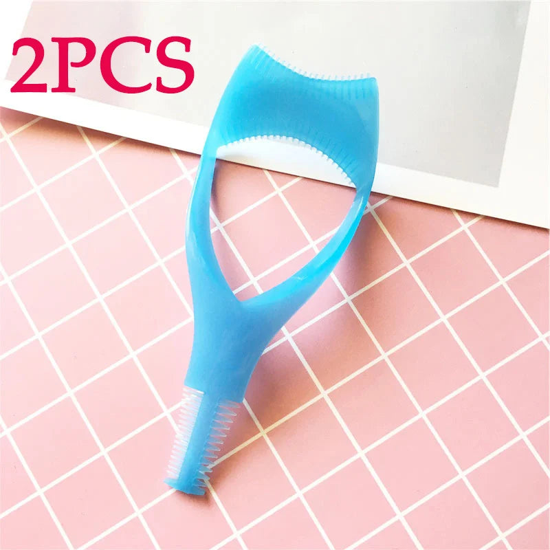 1/2/3Pcs 3 in 1 Eyelashes Tools Mascara Shield Applicator Guard Card Eyelash Guide for Beauty Cosmetic Makeup Tool