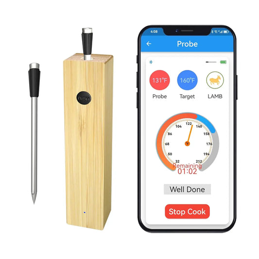 Newest Wireless Meat Food Thermometer Kitchen Cooking Tool Oven Grill BBQ Steak Bluetooth Temperature Meter Barbecue Accessories