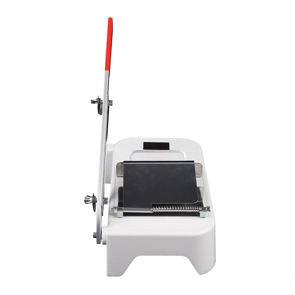 Portable Manual Slicer with Stainless Steel Blades, Kitchen Slicing Tool for Frozen Meat Hard Vegetables