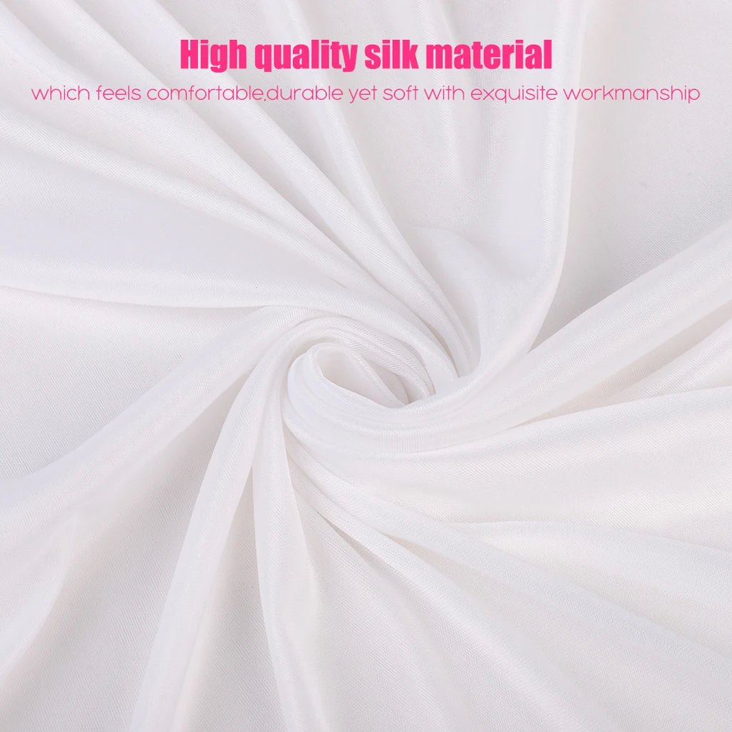 White Ice Silk Backdrop Curtains, Wedding, Birthday Photography, Stage Drapes, Masquerade, 2 m, 3 M, 6 m