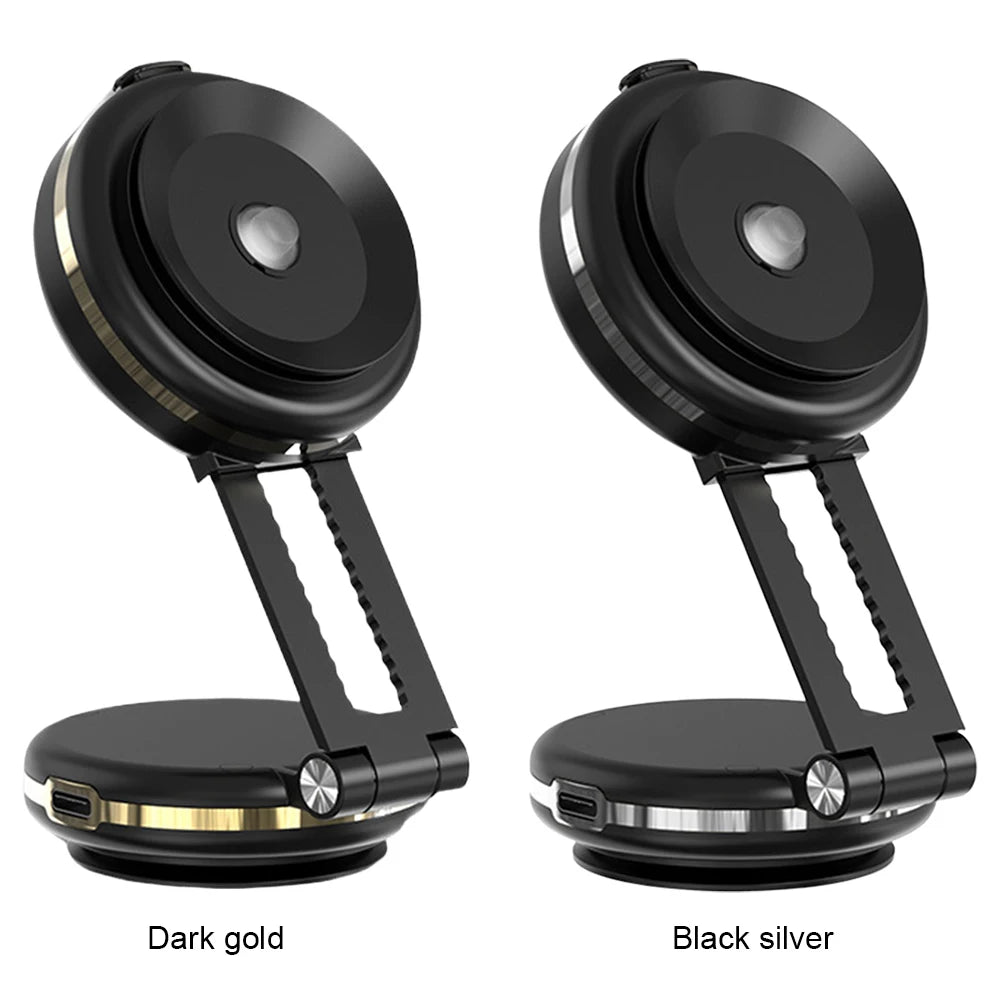 360° Adjustable Magnetic Car Phone Holder Stand Dual-Sided Vacuum Adsorption Ultra Stable Suction Cup Bracket for iPhone Xiaomi