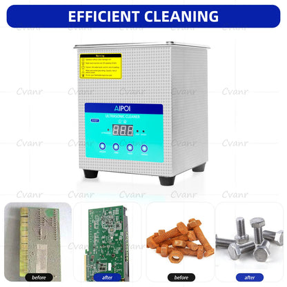 [Ships from UK ] AIPOI Ultrasonic Cleaner 800ml 2L 3.2L 6.5L 10L 15L 22L 30L Home Appliance