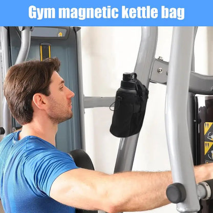 Magnetic Water Bottle Bag Gym-Specific Water Cup Holder with Strong Magnet for Outdoor Sports and Activities Gym Accessories