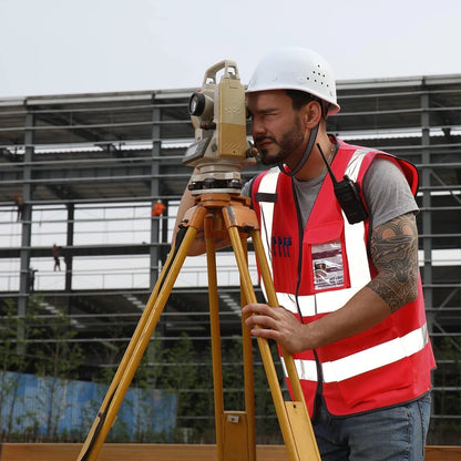 Red Working Vest for Men Women High Visibility Safety Vests with Reflective Stripes Hi Vis Workwear Meets ANSI/ISEA Standards