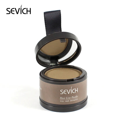 Sevich Waterproof Beard Filler Beard Hair Shadow Powder Root Cover Up Concealer Fill In Thinning Instantly Modify Fluffy Powder