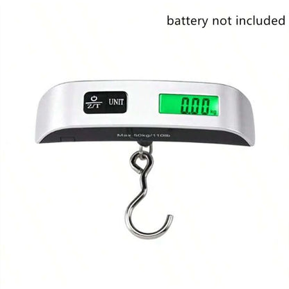 Portable Scale Digital LCD Display 110lb/50kg Electronic Luggage Hanging Suitcase Travel Weighs Baggage Bag Weight Balance Tools