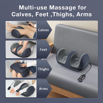 Electric Calf Foot Massager With Remote Control Knead Rolling Pressing Fully Automatic Sole Massage Leg Spa Foot Massage Machine