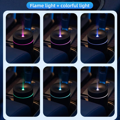 100ml Car Humidifier Aromatherapy Diffuser with 7 Color Changing Light Car Humidifier Air Freshener 2000mAh for Car Home Office